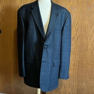 RBM Collection Men’s Wool Plaid Blazer/Sports Coat